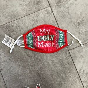 NWT Six Flags youth My Ugly Mask face mask